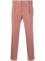 Incotex pantalon fuselé à coupe courte - Rose - thumbnail