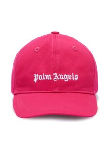 Palm Angels Kids casquette à logo brodé - Rose