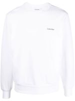 Calvin Klein sweat à logo imprimé - Blanc