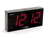 Caliber Wekkerradio Dual Alarmklok met FM-radio - Dimbaar LED-scherm - Wake-up light - Snooze-functie - Zwart - 173 x 52 x 85 mm