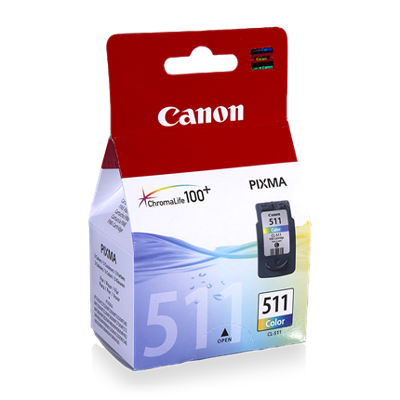 Canon Pixma IP 2700 Inkjet Cartridge CL-511 - Cyaan, Magenta, Geel Canon Pixma IP 2700 Inkjet Cartridge CL-511 - Cyaan, Magenta, Geel