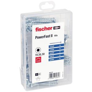 Fischer Meisterbox PowerFast II PH VG TX 562275 Spaanplaatschroeven assortiment Staal Galvanisch verzinkt 1 set(s)