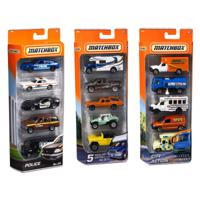 Matchbox Set met 5 auto&apos;s - thumbnail