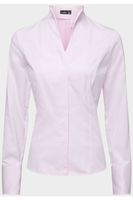 van Laack Slim Fit Dames Overhemd roze, Effen - thumbnail