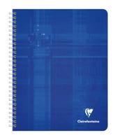 Schrift Clairefontaine A5+ 120blz ruit 5x5mm spiraal assorti | Omdoos a 5 stuk