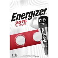 Energizer Knoopcel CR2016 3 V 2 stuk(s) 90 mAh Lithium CR2016