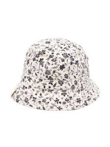 Bonpoint chapeau en coton à fleurs - Tons neutres