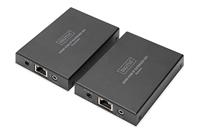 DIGITUS DS-55507 HDMI KVM Extender - Full HD 1080p 60 Hz - 150 m via LAN-kabel/Onbeperkt via Ethernet (IP-geschikt) - Set: Zender & Ontvanger - IR Infrarood - HDMI 1.4 & HDCP 1.4