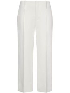 Proenza Schouler pantalon court à taille mi-haute - Blanc