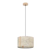 Stars of Light Houten plafondlamp Hontongas met beige kap 390323