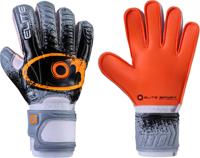 Elite keepershandschoenen Vampire junior latex grijs/oranje