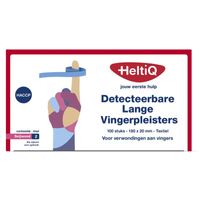 Detect vingerpleister lang textiel 180 x 20mm