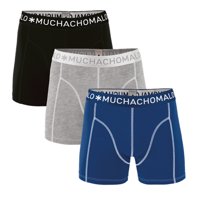 Muchachomalo Boxershorts Solid187 3-pack-XXL