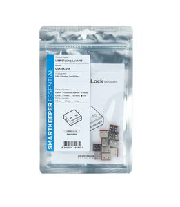 Smartkeeper CSK-PC01P USB-A-poortslot Set van 10 stuks Rood, RVS Zonder sleutel, Permanente vergrendeling