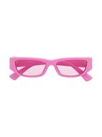 Versace Kids lunettes de soleil à monture rectangulaire - Rose