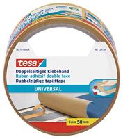 tesa Double-Sided Tape Universal, 5m x 50mm, wit