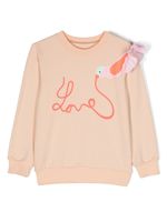 WAUW CAPOW by BANGBANG sweat Lucia Love à motif brodé - Tons neutres