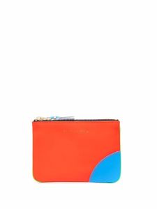 Comme Des Garçons Wallet Super Fluo goatskin wallet - Vert