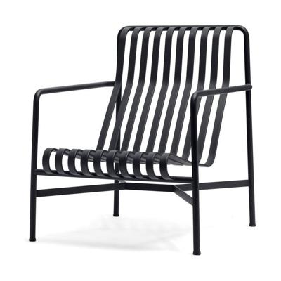 HAY Palissade lounge high tuinstoel anthracite