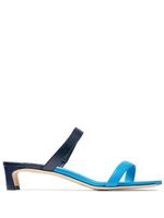 Jimmy Choo mules Kyda 35 mm en cuir - Bleu