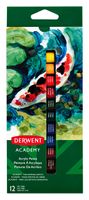 Acrylverf Derwent Academy blister ÃƒÆ' 12 tubes ÃƒÆ' 12ml assorti