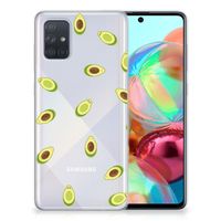 Samsung Galaxy A71 Siliconen Case Avocado