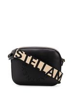 Stella McCartney sac porté épaule à bandoulière à logo - Noir