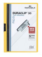 Klemmap Durable Duraclip A4 3mm 30 vellen geel - thumbnail