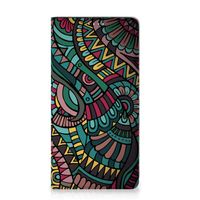 Samsung Galaxy A54 Hoesje met Magneet Aztec