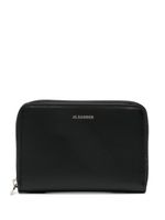 Jil Sander logo-debossed leather wallet - Noir