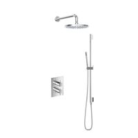 Hotbath Get Together IBS2ACR inbouwdouche met 25cm hoofddouche en glijstang chroom