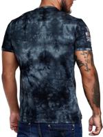 Heren T-shirt print - Yachting - 3053 - Zwart - thumbnail