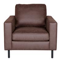 LABEL51 Fauteuil 'Genua', kleur Bruin