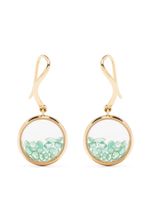 Aurelie Bidermann boucles d'oreilles Chivor en or 18ct ornées d'émeraudes - thumbnail