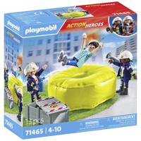 Playmobil Act!on Heros Brandweermannen met luchtkussen 71465 - thumbnail