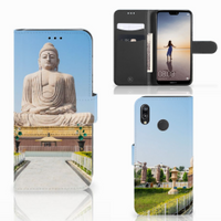 Huawei P20 Lite Flip Cover Boeddha - thumbnail