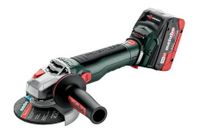 Metabo Accu-haakse slijper | 125 mm | WB 18 LT BL 11-125 quick | 18V 2X8AH LIHD | lader asc 145 | metabox 165 L 613054810 - thumbnail