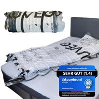 Luvego Vacuümzakken voor matrassen 240 x 130 cm, met spanbanden en opbergzak, 1 stuk