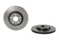 Remschijf CO-CAST DISCS LINE BREMBO, Remschijftype: Binnen geventileerd, u.a. für Mercedes-Benz