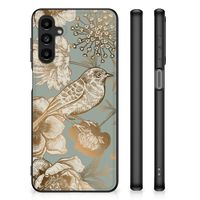 Bloemen Hoesje voor Samsung Galaxy A14 5G Vintage Bird Flowers - thumbnail