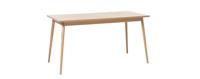 Eettafel Barrali Naturel Eiken 90x150cm - Giga Living