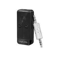 LogiLink BT0055 - Bluetooth 5.0 audio-ontvanger om niet-Bluetooth-compatibele audioapparaten met Bluetooth uit te rusten, met basversterker en ruisonderdrukking, micro-SD-slot, zwart