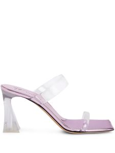 Giuseppe Zanotti mules Flaminia Plexi à bride - Rose