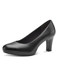 Tamaris dames pumps leer blokhak, zwart, 38 EU