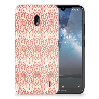 Nokia 2.2 TPU bumper Pattern Orange Nokia 2.2 TPU bumper Pattern Orange