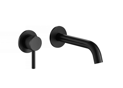 Sub Nala afbouwdeel voor inbouw éénhendel wastafelmengkraan met uitloop 19,3 cm, mat zwart Sub Nala afbouwdeel voor inbouw éénhendel wastafelmengkraan met uitloop 19,3 cm, mat zwart