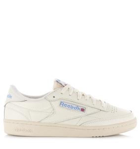 Reebok Reebok - Club C 85 Vintage met blauwe de Wit Leer Lage sneakers Unisex