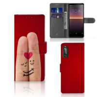 Sony Xperia 10 II Wallet Case met Pasjes Liefde - Origineel Romantisch Cadeau - thumbnail