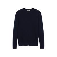 Mango Man trui met textuur marine