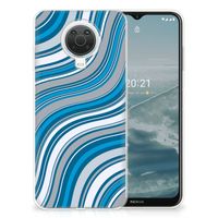 Nokia G20 | G10 TPU bumper Waves Blue - thumbnail